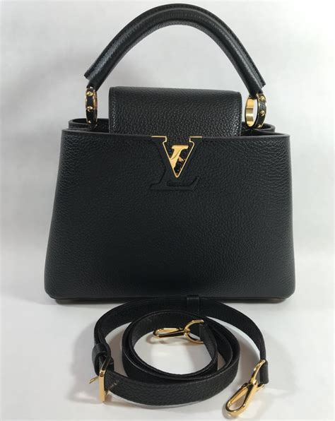 louis vuitton capucine bb black|louis vuitton capucines sizes.